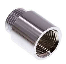 G 1/2'' F/M Laiton chromé Prolongation DIN 3523 - 25 mm