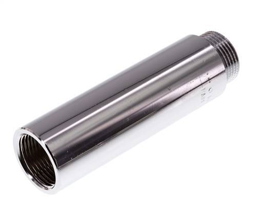 G 3/4'' F/M Chromium plated Brass Extension DIN 3523 - 100 mm