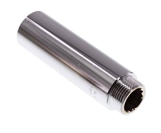 G 3/4'' F/M Laiton chromé Prolongation DIN 3523 - 100 mm