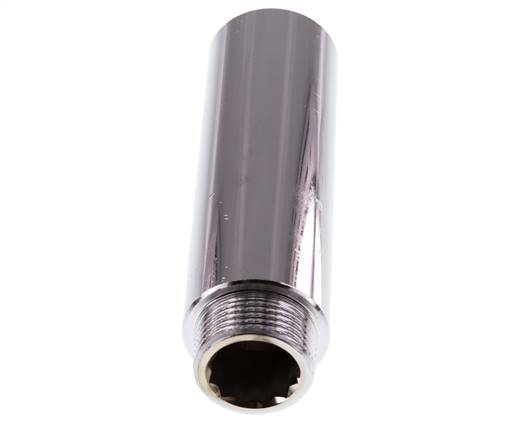 G 3/4'' F/M Laiton chromé Prolongation DIN 3523 - 100 mm