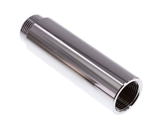 G 3/4'' F/M Laiton chromé Prolongation DIN 3523 - 100 mm