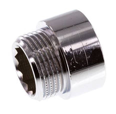 G 3/4'' F/M Laiton chromé Prolongation DIN 3523 - 15 mm
