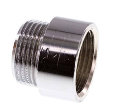 G 3/4'' F/M Laiton chromé Prolongation DIN 3523 - 15 mm