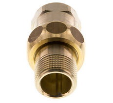 Rp 3/4'' x R 3/4'' F/M Raccord double en laiton 3-pièces avec joint plat 16 Bar