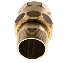 Rp 1 1/4'' x R 1 1/4'' F/M Raccord double en laiton 3-pièces avec joint plat 16 Bar