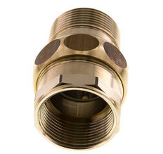 Rp 1 1/4'' x R 1 1/4'' F/M Raccord double en laiton 3-pièces avec joint plat 16 Bar