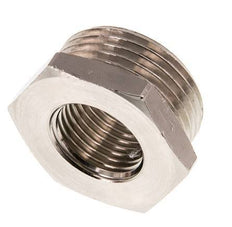 G 1/2'' x G 1'' F/M Bague réductrice en laiton nickelé 16 Bar [2 Pièces]