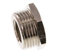 G 1/2'' x G 1'' F/M Nickel plated Brass Reducing Ring 16 Bar [2 Pieces]