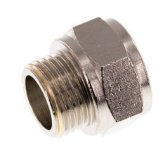 G 1/2'' F/M Extension en laiton nickelé 16 Bar - 16 mm [2 Pièces]