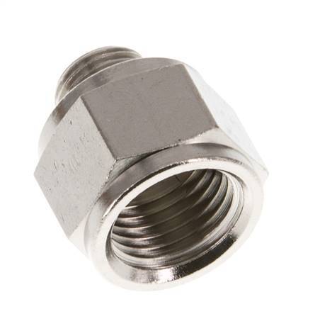 G 1/4'' x G 1/8'' F/M Nickel plated Brass Reducing Ring 16 Bar [5 Pieces]