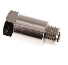 G 1/4'' F/M Nickel plated Brass Extension 16 Bar - 27 mm [2 Pieces]