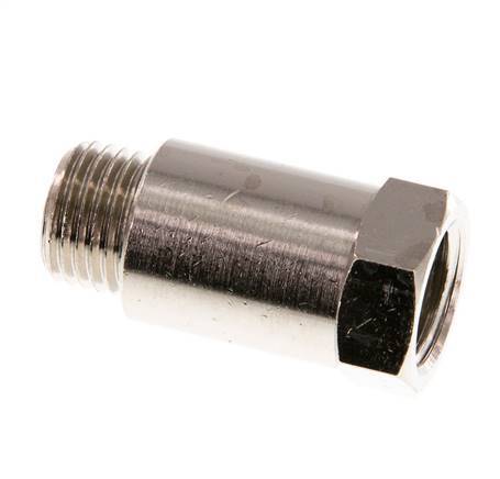 G 1/4'' F/M Nickel plated Brass Extension 16 Bar - 27 mm [2 Pieces]