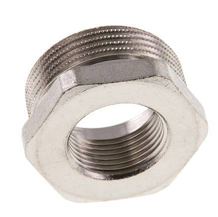 G 3/4'' x G 1 1/4'' F/M Nickel plated Brass Reducing Ring 16 Bar