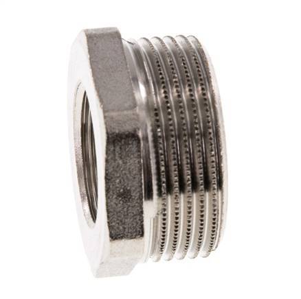 G 3/4'' x G 1 1/4'' F/M Nickel plated Brass Reducing Ring 16 Bar