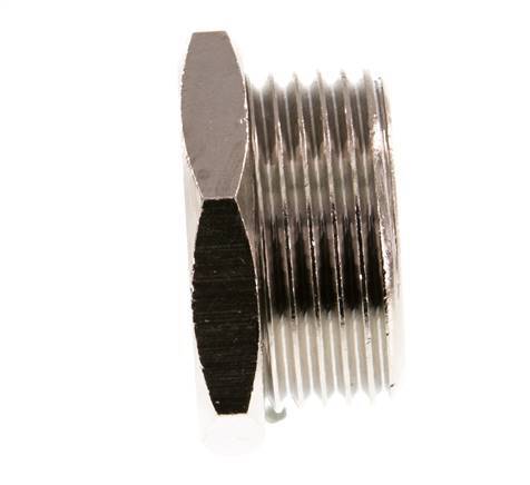 G 3/8'' x G 3/4'' F/M Nickel plated Brass Reducing Ring 16 Bar [2 Pieces]