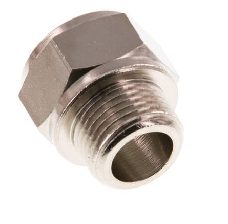 G 3/8'' F/M Nickel plated Brass Extension 16 Bar - 14 mm [2 Pieces]