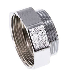 G 1 1/2'' x G 1 1/4'' F/M Bague réductrice en laiton nickelé 16 Bar