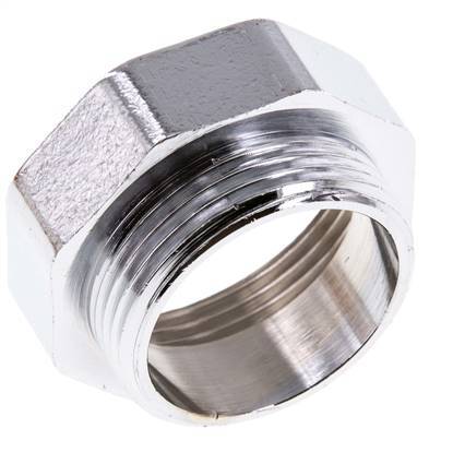 G 1 1/2'' x G 1 1/4'' F/M Bague réductrice en laiton nickelé 16 Bar