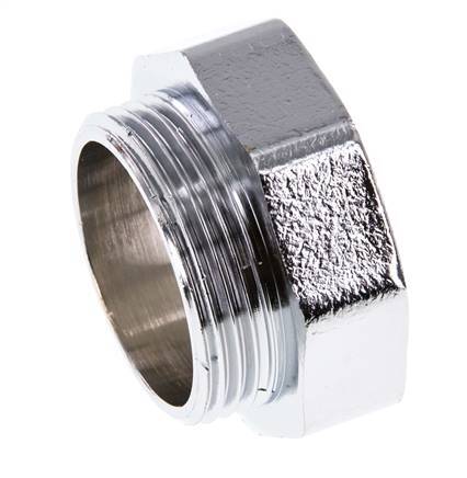 G 1 1/2'' x G 1 1/4'' F/M Bague réductrice en laiton nickelé 16 Bar