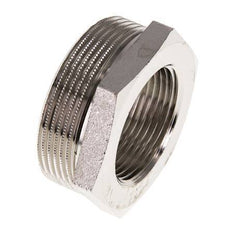 G 1 1/4'' x G 2'' F/M Bague réductrice en laiton nickelé 16 Bar