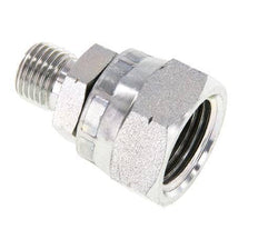 Adaptateur réducteur en acier zingué G 1/2'' x G 1/4'' F/M 300 Bar - Hydraulique