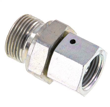 Adaptateur réducteur en acier zingué G 1/2'' x G 3/4'' F/M 300 Bar - Hydraulique