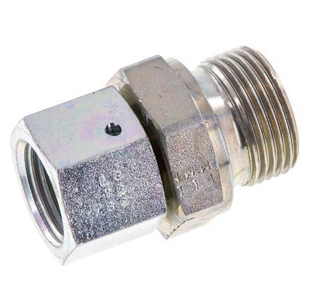 Adaptateur réducteur en acier zingué G 1/2'' x G 3/4'' F/M 300 Bar - Hydraulique