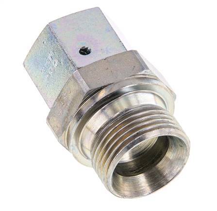 Adaptateur réducteur en acier zingué G 1/2'' x G 3/4'' F/M 300 Bar - Hydraulique