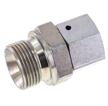 Adaptateur réducteur en acier zingué G 1/2'' x G 3/4'' F/M 300 Bar - Hydraulique