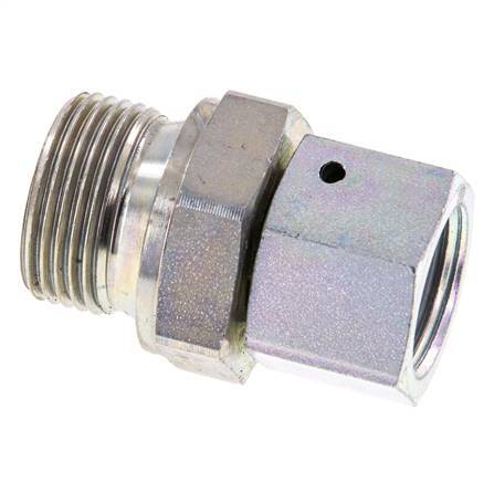 Adaptateur réducteur en acier zingué G 1/2'' x G 3/4'' F/M 300 Bar - Hydraulique