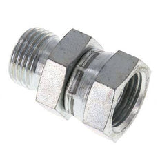 Adaptateur réducteur en acier zingué G 1/2'' F/M 300 Bar - Hydraulique
