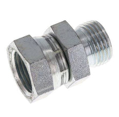 G 1/2'' F/M Zinc plated Steel Reducing Adapter 300 Bar - Hydraulic