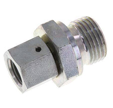 Adaptateur réducteur en acier zingué G 1/4'' x G 1/2'' F/M 350 Bar - Hydraulique