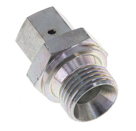 Adaptateur réducteur en acier zingué G 1/4'' x G 1/2'' F/M 350 Bar - Hydraulique