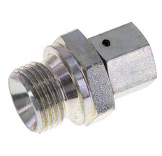 Adaptateur réducteur en acier zingué G 1/4'' x G 1/2'' F/M 350 Bar - Hydraulique
