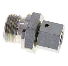 Adaptateur réducteur en acier zingué G 1/4'' x G 1/2'' F/M 350 Bar - Hydraulique