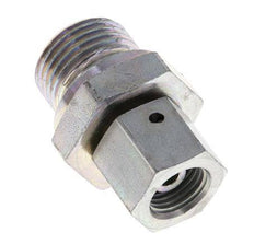 Adaptateur réducteur en acier zingué G 1/4'' x G 1/2'' F/M 350 Bar - Hydraulique