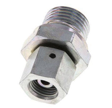 Adaptateur réducteur en acier zingué G 1/4'' x G 1/2'' F/M 350 Bar - Hydraulique