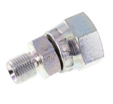 G 1/4'' x G 1/8'' F/M Zinc plated Steel Reducing Adapter 400 Bar - Hydraulic