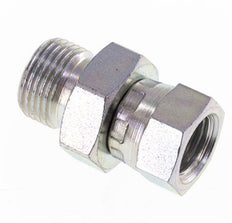G 1/4'' x G 3/8'' F/M Zinc plated Steel Reducing Adapter 325 Bar - Hydraulic