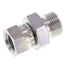 G 1/4'' x G 3/8'' F/M Zinc plated Steel Reducing Adapter 325 Bar - Hydraulic
