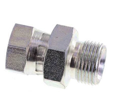 G 1/4'' x G 3/8'' F/M Zinc plated Steel Reducing Adapter 325 Bar - Hydraulic