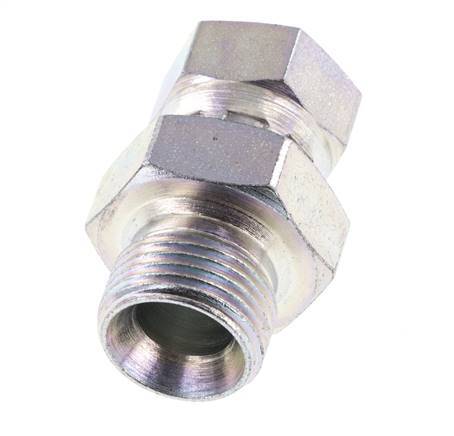 G 1/4'' x G 3/8'' F/M Zinc plated Steel Reducing Adapter 325 Bar - Hydraulic