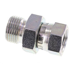 G 1/4'' x G 3/8'' F/M Zinc plated Steel Reducing Adapter 325 Bar - Hydraulic