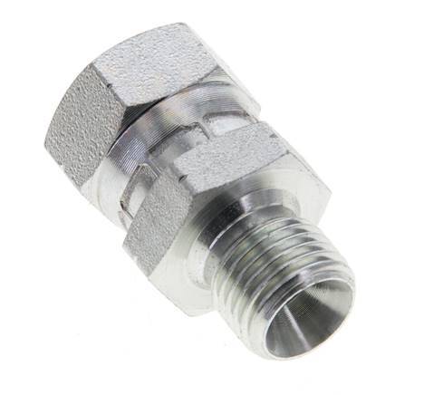 G 1/4'' F/M Zinc plated Steel Reducing Adapter 350 Bar - Hydraulic [2 Pieces]