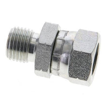 G 1/4'' F/M Zinc plated Steel Reducing Adapter 350 Bar - Hydraulic [2 Pieces]