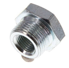 G 1/4'' x M22x1.5 F/M Zinc plated Steel Reducing Ring 250 Bar - Hydraulic