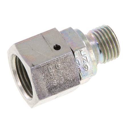 Adaptateur réducteur en acier zingué G 3/8'' x G 1/4'' F/M 350 Bar - Hydraulique