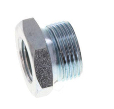 G 3/8'' x M22x1.5 F/M Anneau réducteur en acier zingué 250 Bar - Hydraulique