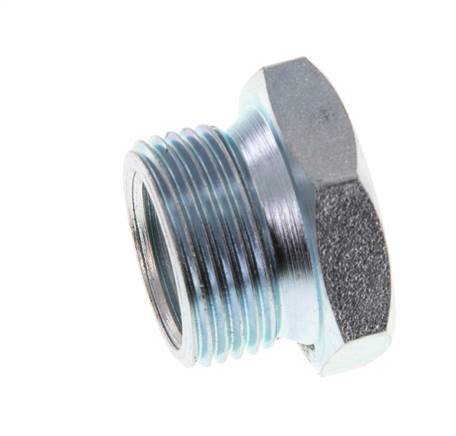 G 3/8'' x M22x1.5 F/M Anneau réducteur en acier zingué 250 Bar - Hydraulique